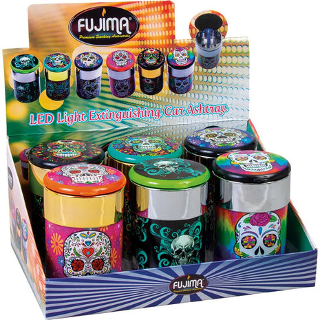 Sugar Skull Extinguisher Ashtray 6ct - SBCDISTRO