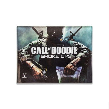 Syndicate Glass Rolling Tray Medium - Call Of Doobie - SBCDISTRO
