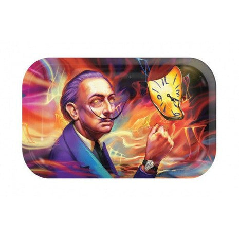 Syndicate Glass Rolling Tray Medium - Delirious - SBCDISTRO