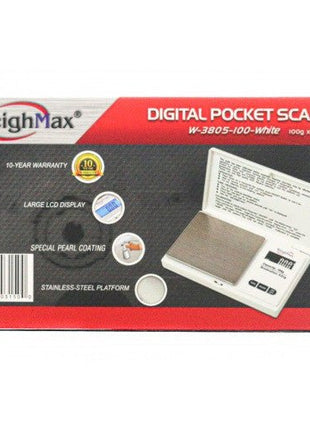 Weighmax W-3805-100 White (100g X 0.01g) - SBCDISTRO