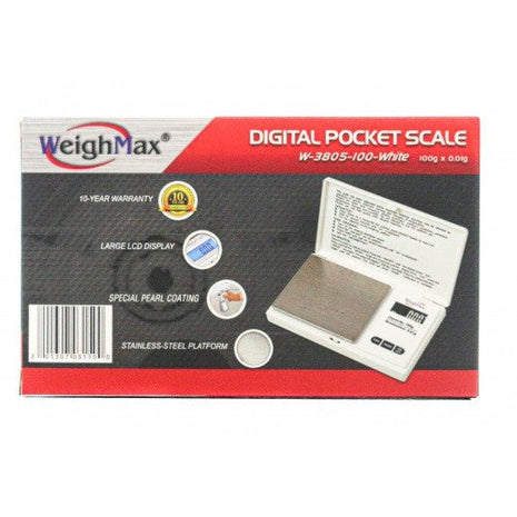 Weighmax W-3805-100 White (100g X 0.01g) - SBCDISTRO