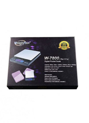 Weighmax W-7800 Black Electronic Scale - SBCDISTRO