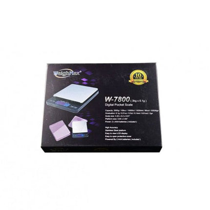 Weighmax W-7800 Black Electronic Scale - SBCDISTRO