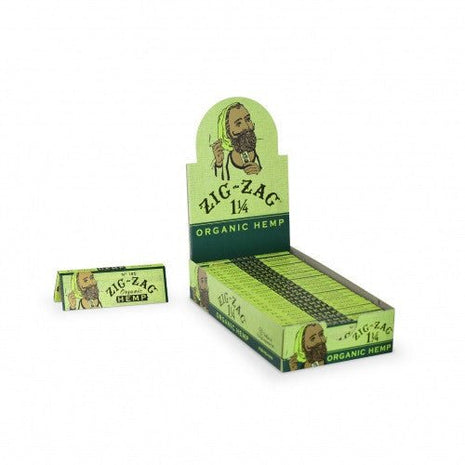Zig Zag 1 1/4 Papers - Organic Hemp - 24 Booklets - SBCDISTRO