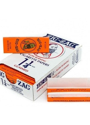Zig Zag (Orange) Gummed Paper 1 1/4 24 Booklets - SBCDISTRO